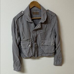 Blank NYC women’s Gray Bomber Jacket women’s size M